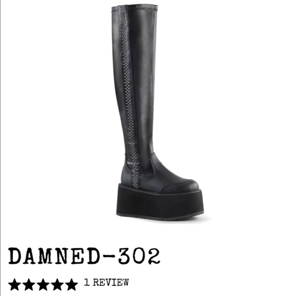 Demonia Damned 302 Platform Boots